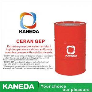 KANEDA CERAN GEP Grasso complesso solfonato di calcio ad alta temperatura resistente all'acqua ad alta pressione con lubrificanti solidi.